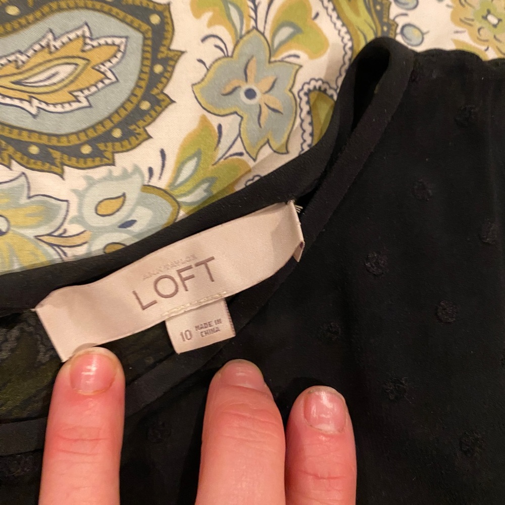 Beautiful Black Loft Dress